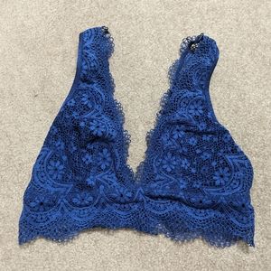 Victoria Secret Royal Blue Lace Bralette